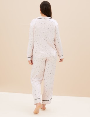 M&s star best sale print pyjamas