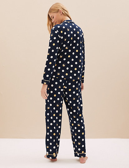 Pure Cotton Snoopy™ Polka Dot Pyjama Set