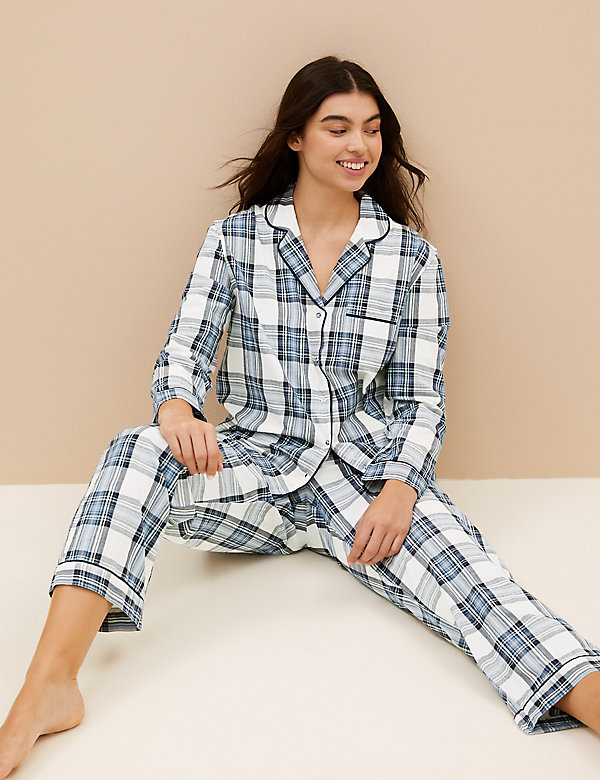 winkelwagen Historicus Individualiteit Cool Comfort™ Cotton Revere Pyjama | M&S CA