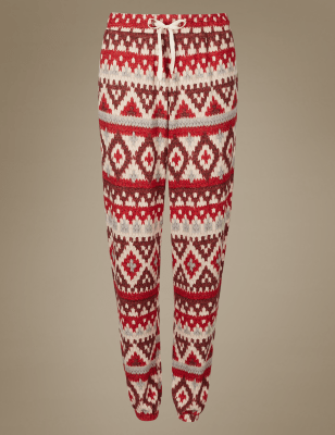ladies cuffed pyjama bottoms
