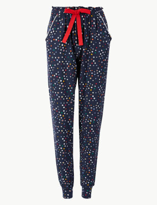 Star Cuffed Hem Pyjama Bottoms