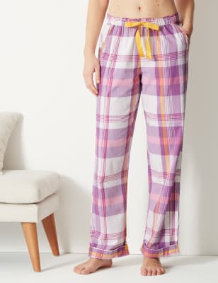 Womens long 2025 pyjama bottoms