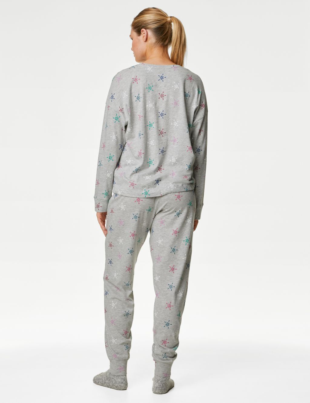Cotton Rich Star Print Pyjama Set image 5