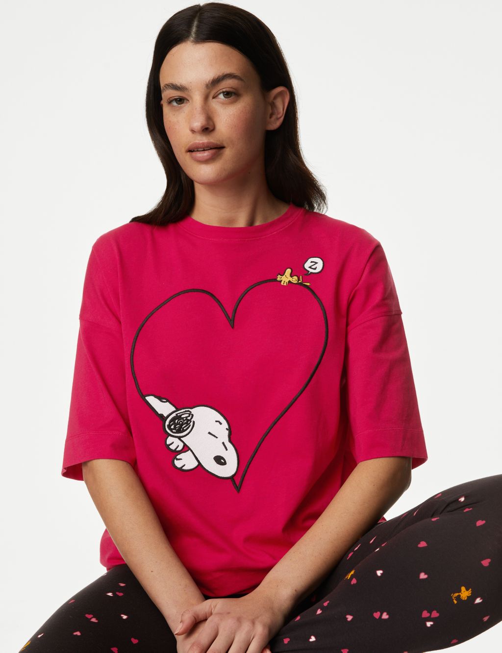 Cotton Rich Snoopy™ Pyjama Set image 1