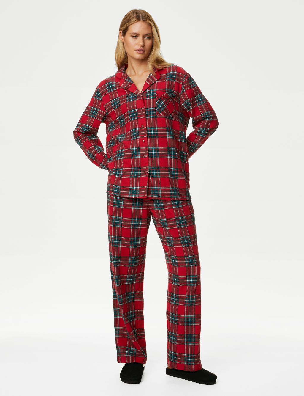 Women's Checked Family Christmas Pyjama Set image 1