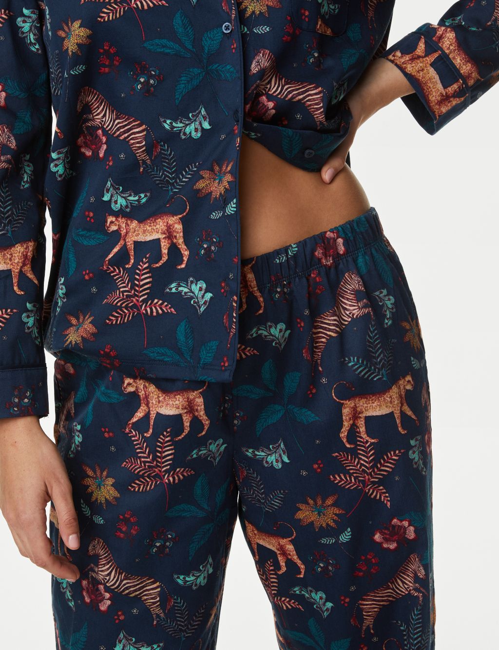 Women's Jungle Animals Family Christmas Pyjama Set image 4