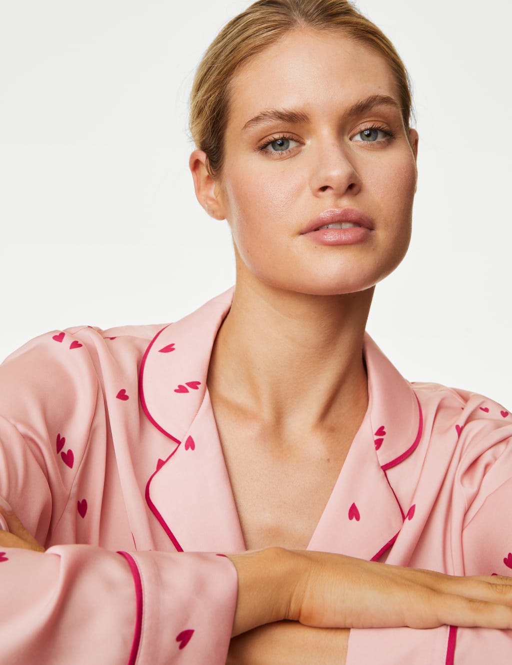 Dream Satin™ Heart Print Pyjama Set