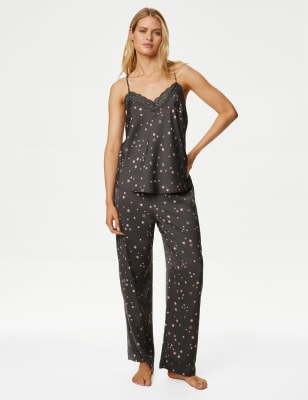 Dream Satin™ Star Print Pyjama Set - EE