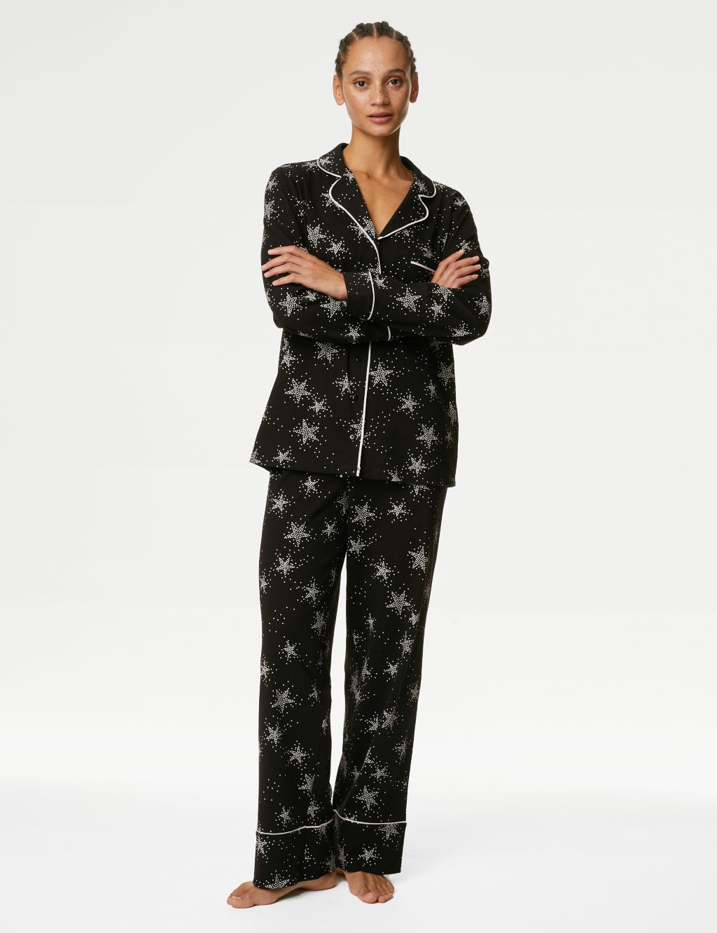 Cool Comfort™ Star Print Pyjama Set image 5