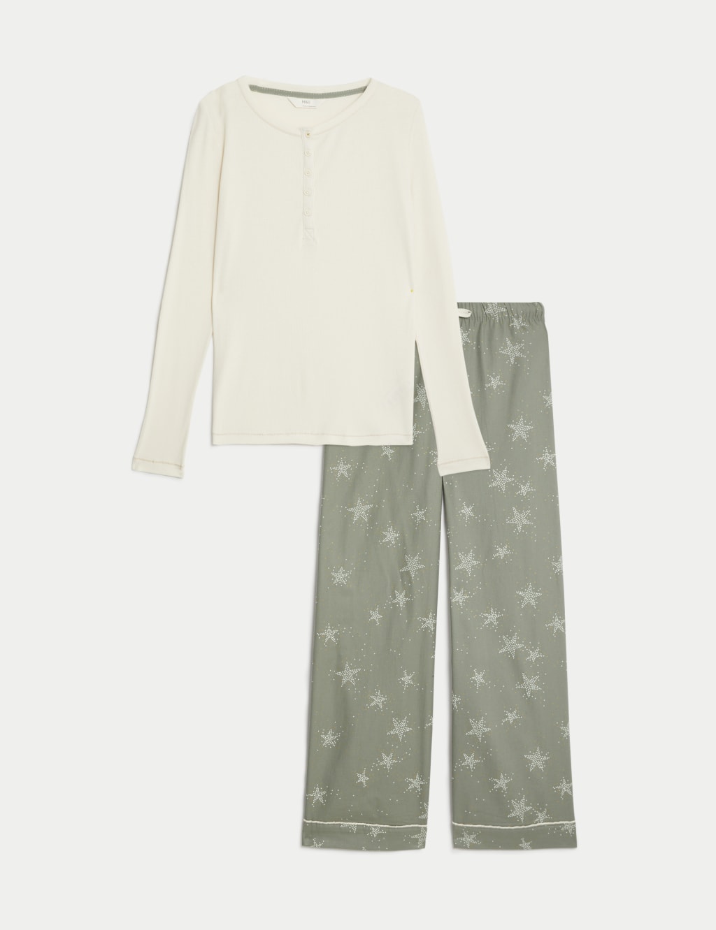 Cotton Rich Star Print Pyjama Set image 2