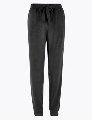 Bas de pyjama en polaire avec cordon