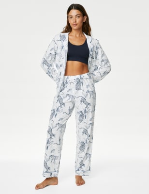 Crop top 2024 pyjama set