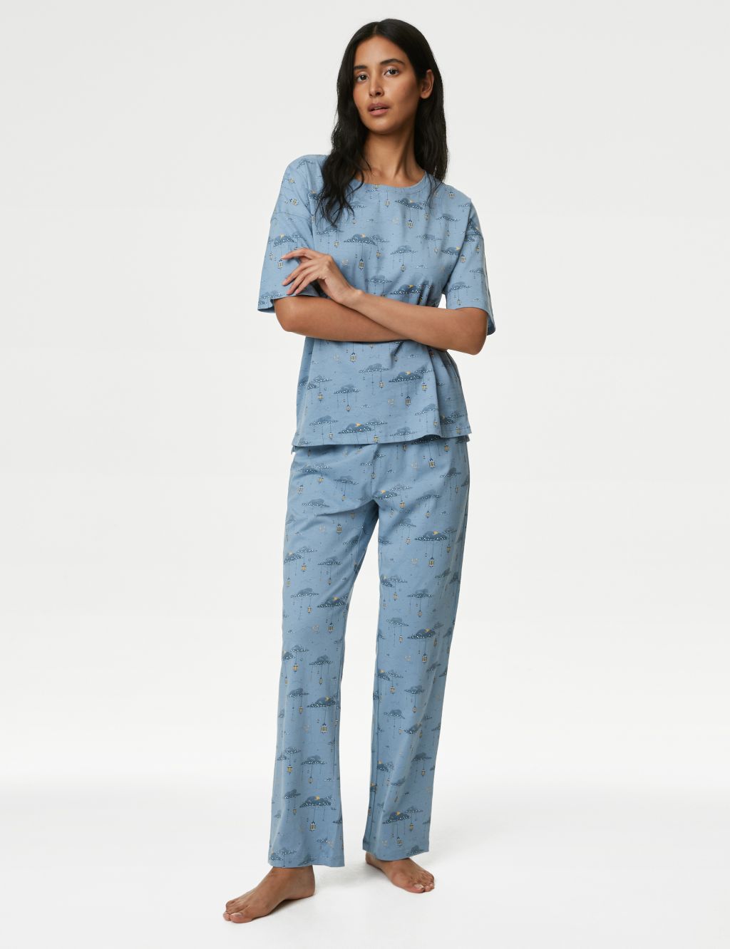 M&S Ladies Thermal Pajama T32/5119 – Saffana