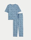 Pyjama 100&nbsp;% coton à imprimé Eid