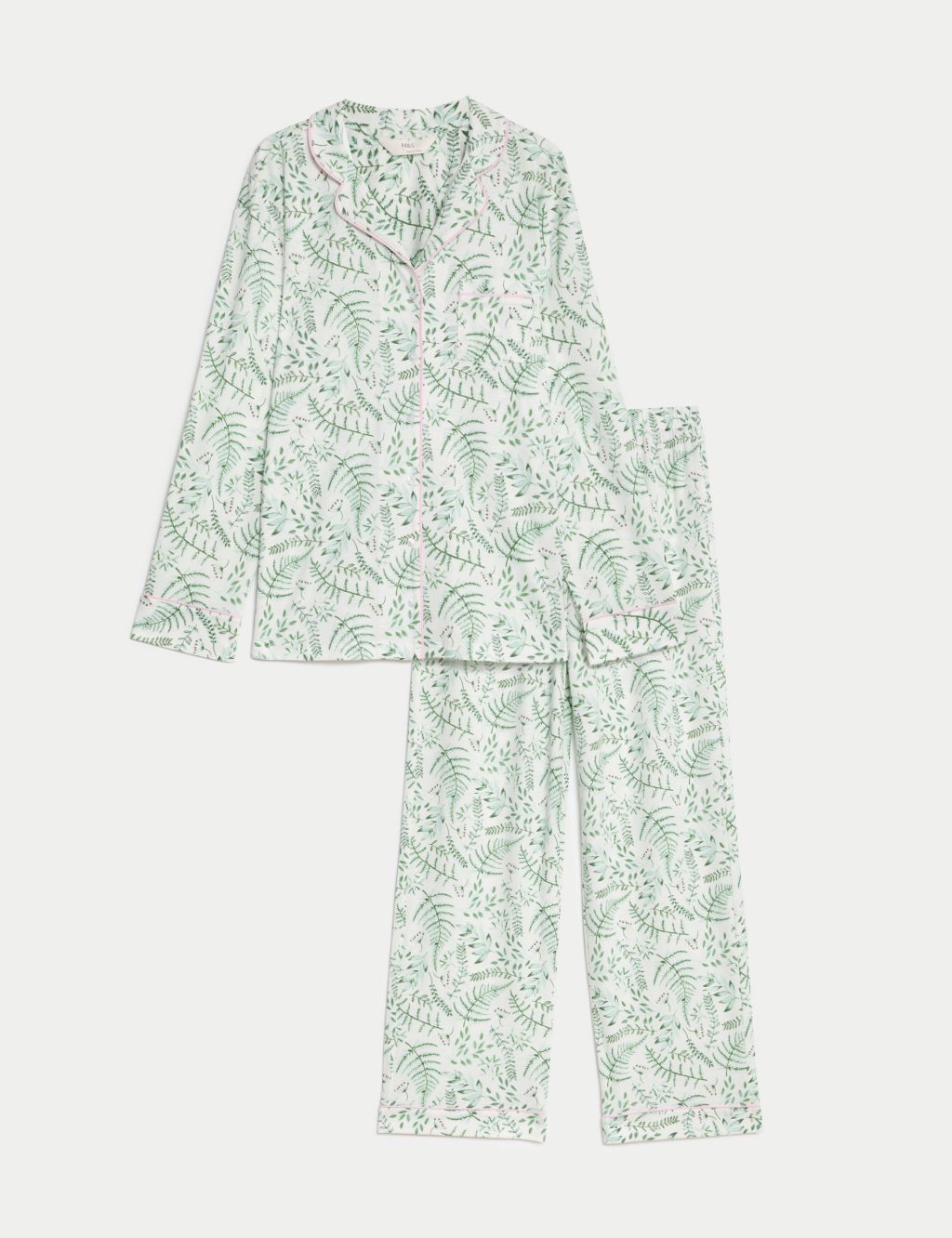 Cool Comfort™ Cotton Modal Printed Pyjama Set image 2