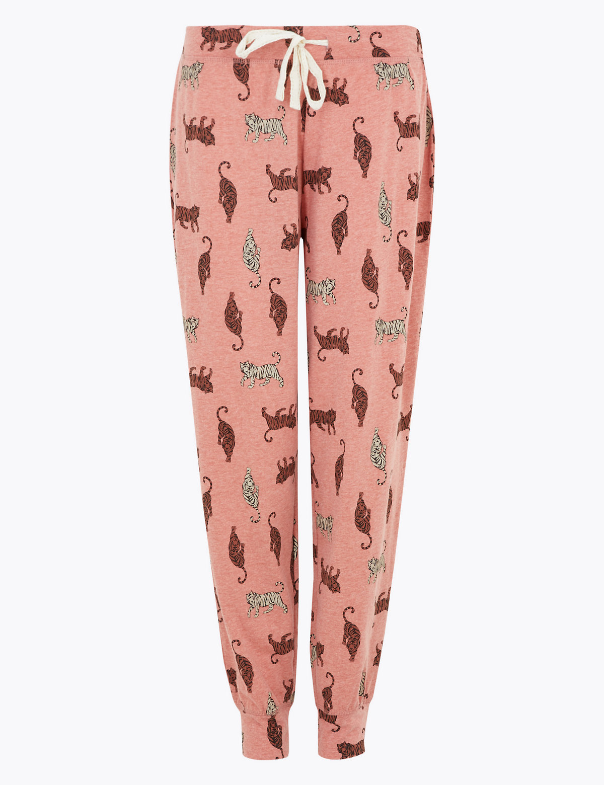 Cotton Tiger Print Pyjama Bottoms