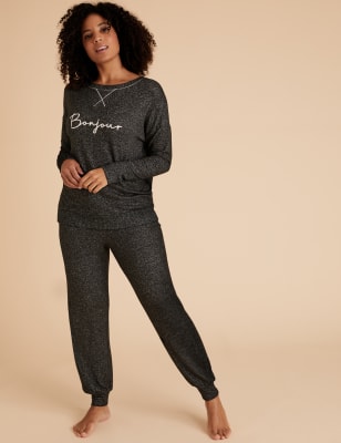 M&s cosy lounge online cuff jogger