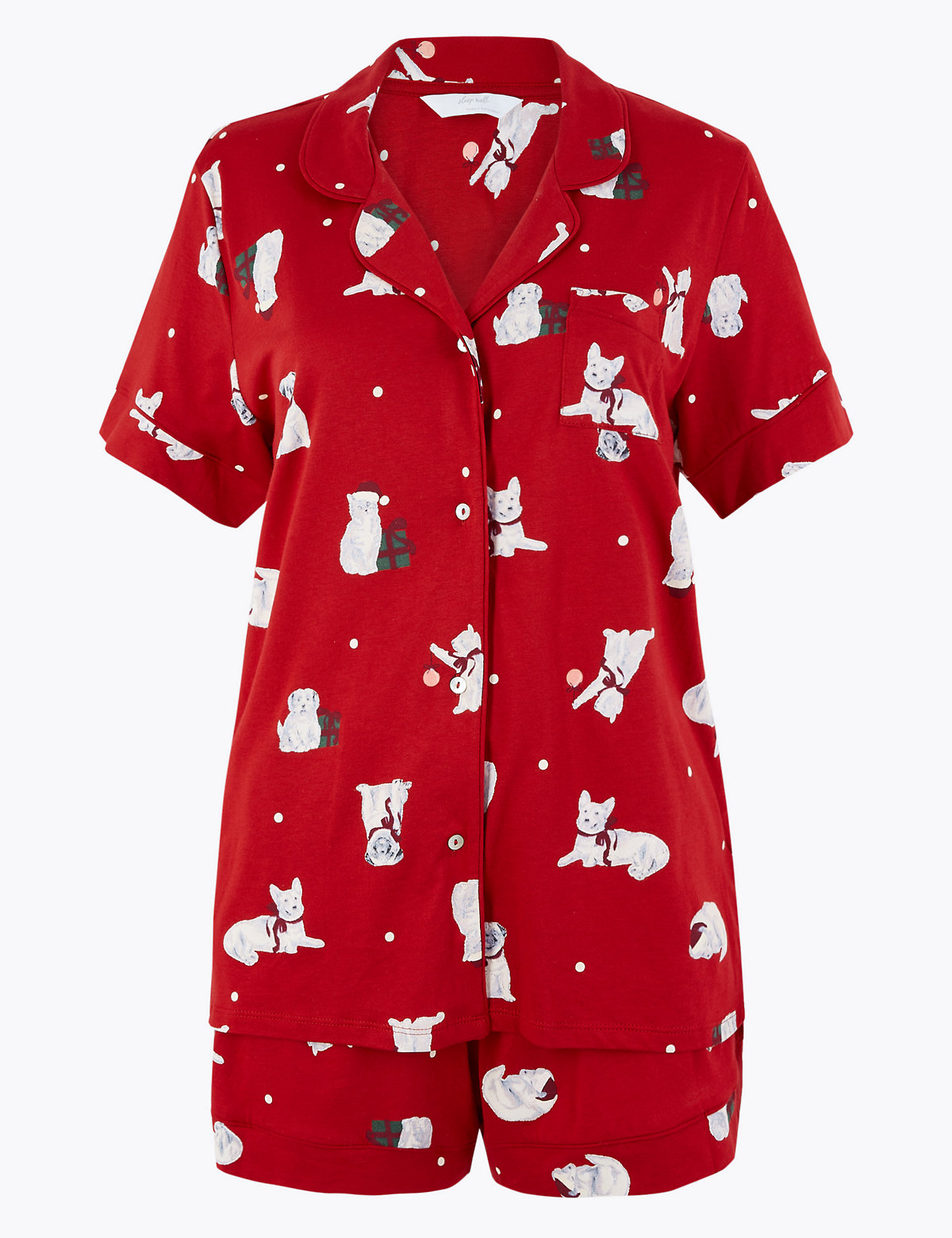 Animal Print Short Pyjama Set