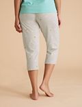 Cotton Rich Spot Cropped Pyjama Pant