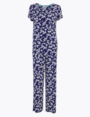 Pyjama &agrave; imprim&eacute; fleuri