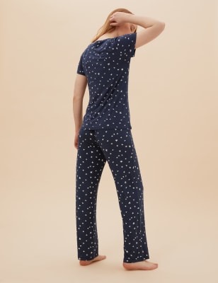 Navy star pyjamas hot sale