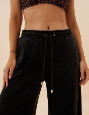 Flexifit™ Velour Lounge Wide Leg Pants