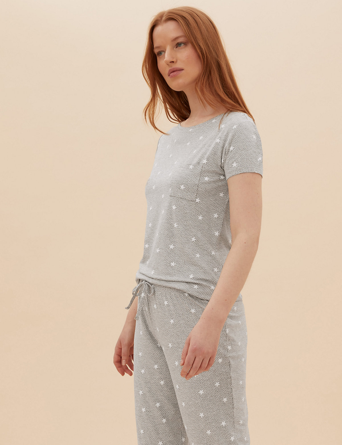 Star Print Pyjama Set