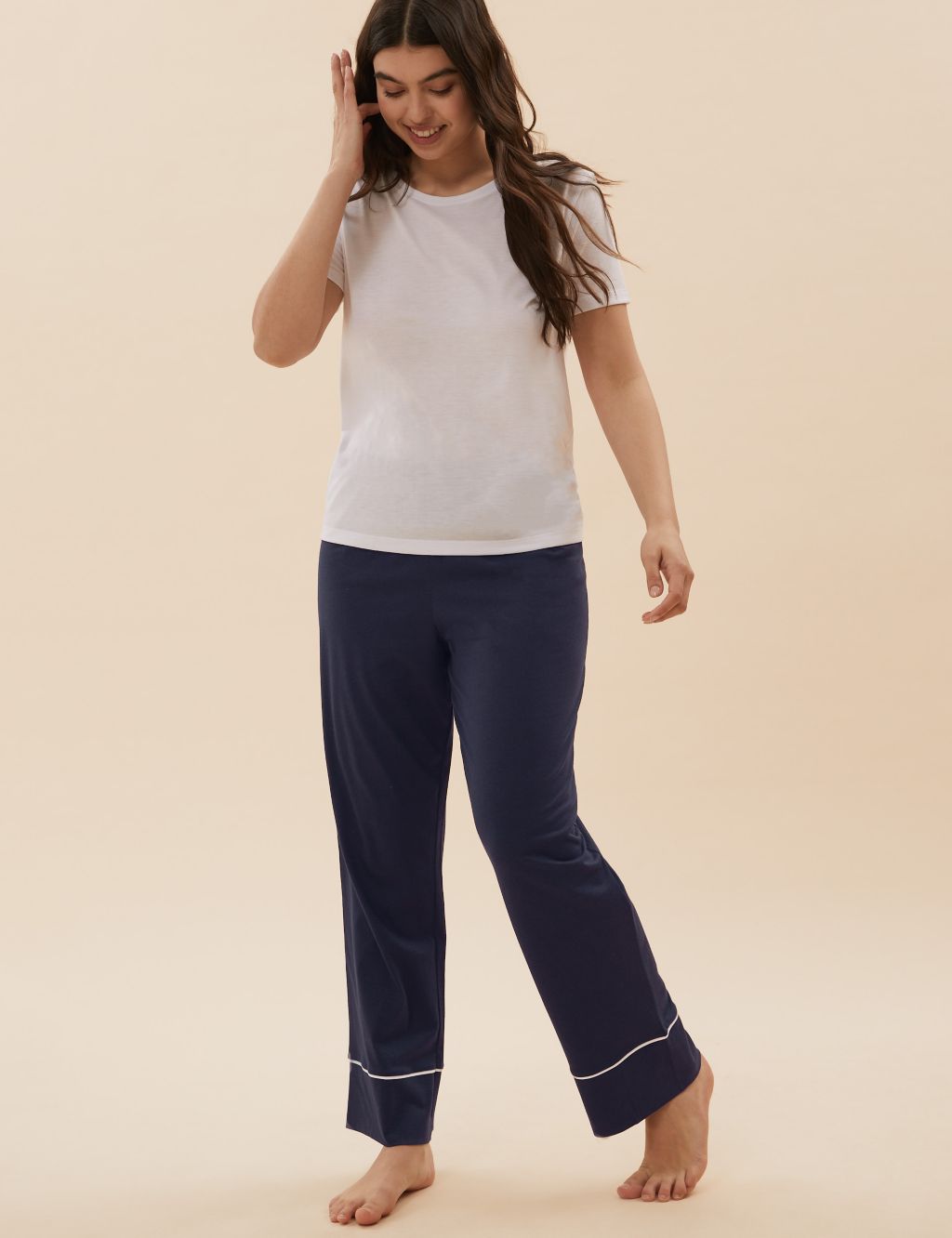 Cool Comfort™ Cotton Modal Pyjama Set image 7
