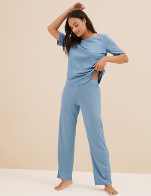 Cotton pyjama bottoms online women's