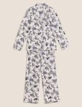 Cotton Modal Revere Collar Pyjama Set