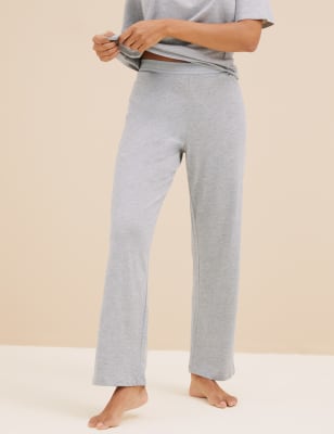 Flared outlet pyjama bottoms