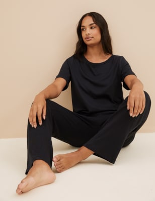 2pk Cotton Modal Pyjama Bottoms