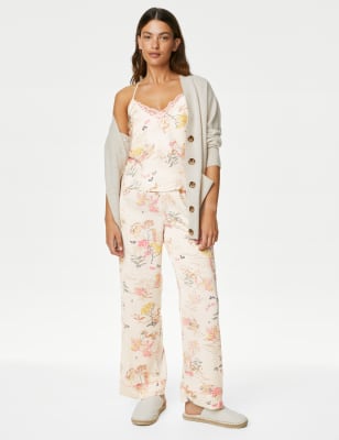 

Womens M&S Collection Dream Satin™ Pyjama Bottoms - Ivory Mix, Ivory Mix
