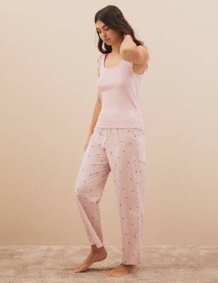 Cotton best sale pyjamas m&s