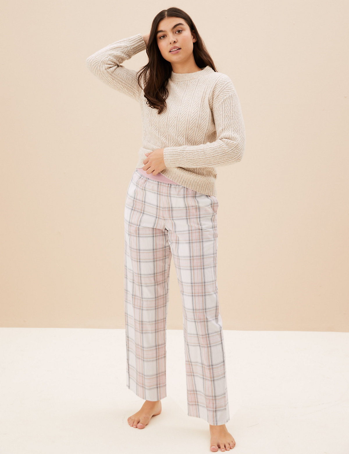 2pk Cotton Pyjama bottoms