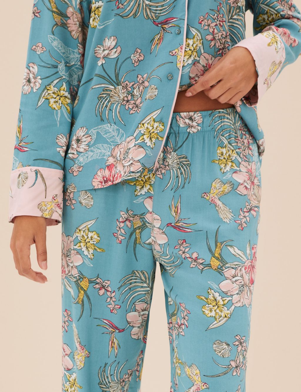 Floral Print Pyjama Bottoms image 2