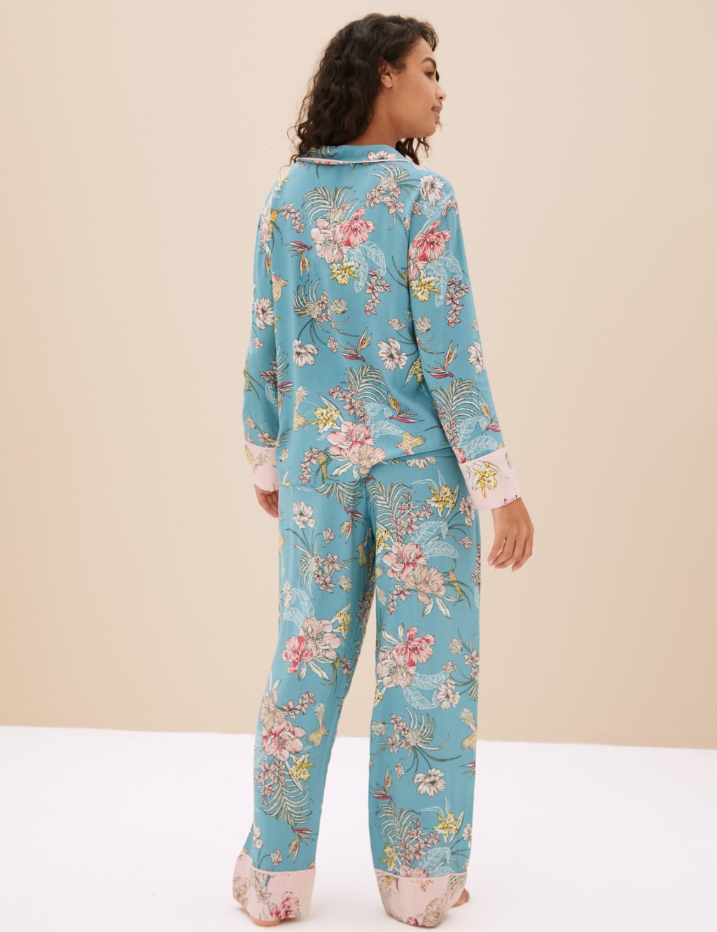 Floral Print Pyjama Bottoms image 3