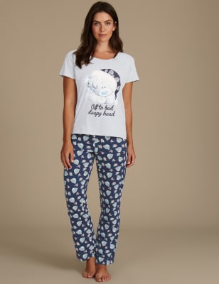 Womens Pyjamas | Ladies Luxury pyjamas | M&S