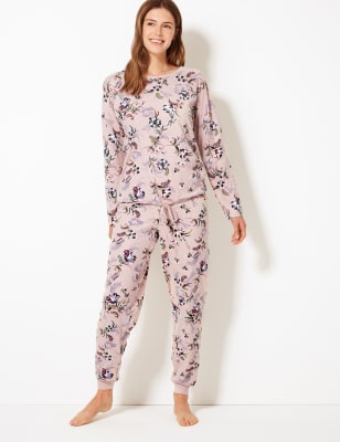 Floral print pyjamas hot sale