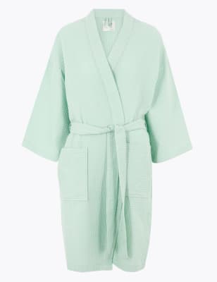 waffle dressing gown