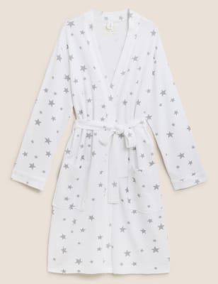 marks and spencer white dressing gown