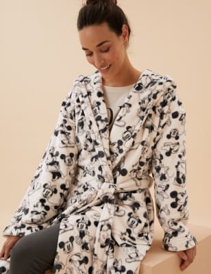 

M&S Collection Bata con capucha de Mickey Mouse™Womens - Cream Mix, Cream Mix