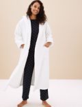 Rib Towelling Dressing Gown