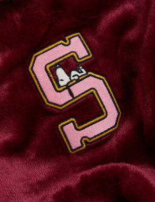

M&S Collection Sudadera con capucha polar de Snoopy™Womens - Burgundy, Burgundy