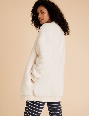 teddy fleece cardigan