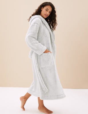 Marks and spencer shop fleece dressing gown