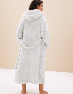 Marks and spencer 2024 ladies hooded dressing gowns