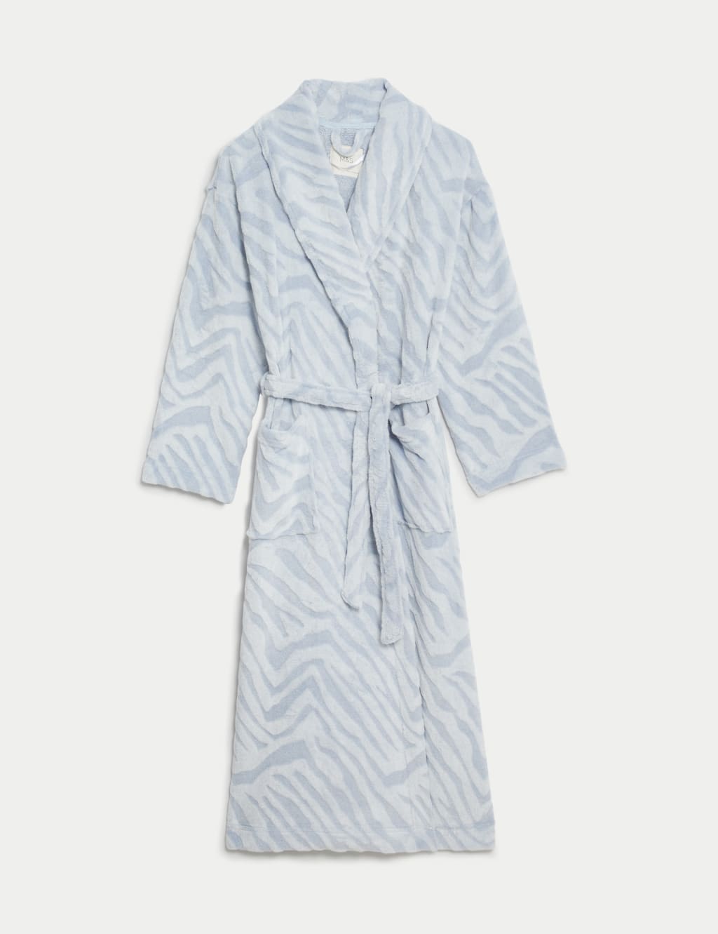 Fleece Animal Print Long Dressing Gown image 2