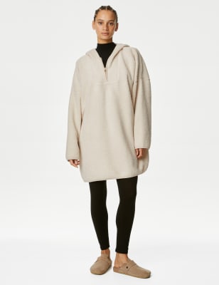 Fleece Supersoft Oversized Hoodie, M&S Collection