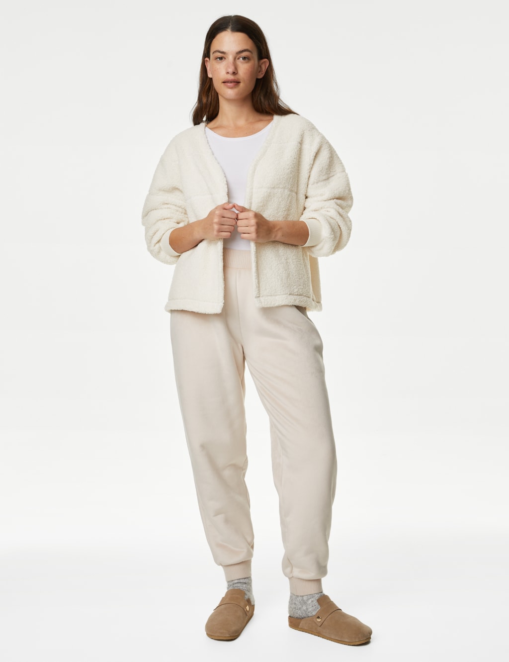Teddy Fleece Lounge Cardigan image 1